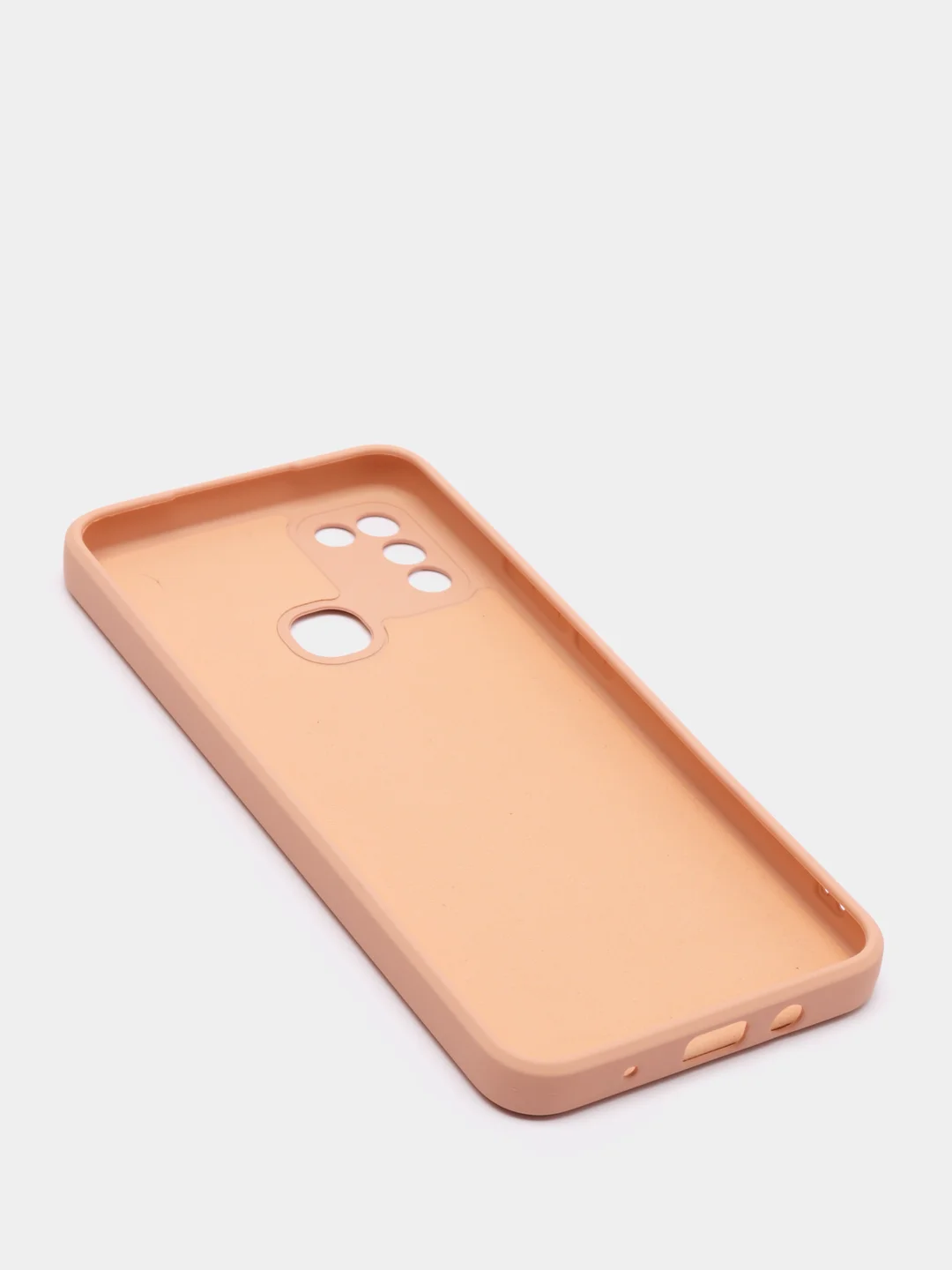 Пудровый чехол с защитой камеры и бархатом внутри для Infinix Hot 11 play, Hot 10 play