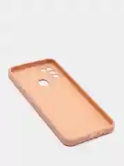 Пудровый чехол с защитой камеры и бархатом внутри для Infinix Hot 11 play, Hot 10 play