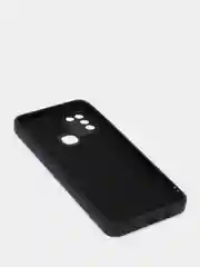 Черный чехол с защитой камеры и бархатом внутри для Infinix Hot 11 play, Hot 10 play