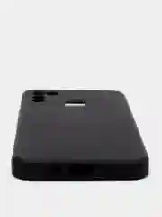 Черный чехол с защитой камеры и бархатом внутри для Infinix Hot 11 play, Hot 10 play