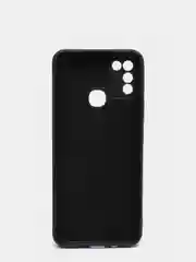 Черный чехол с защитой камеры и бархатом внутри для Infinix Hot 11 play, Hot 10 play