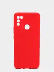 Красный чехол с защитой камеры и бархатом внутри для Infinix Hot 11 play, Hot 10 play