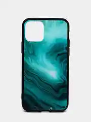 Серый чехол для Apple iPhone 11 Pro, закаленное стекло с рисунком