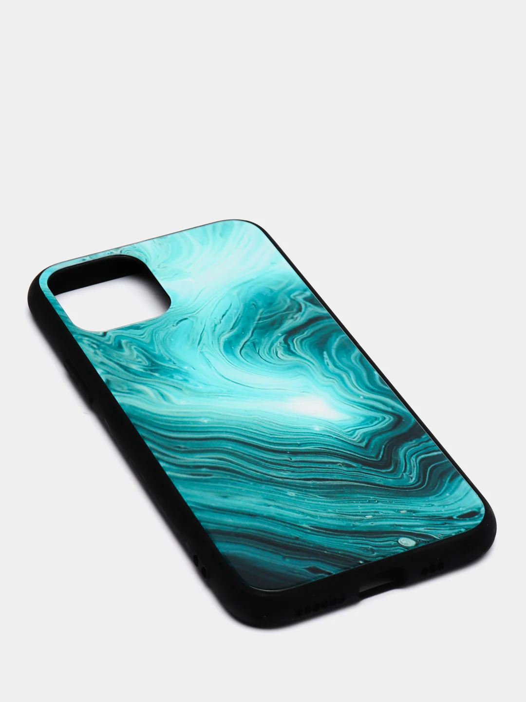 Серый чехол для Apple iPhone 11 Pro, закаленное стекло с рисунком