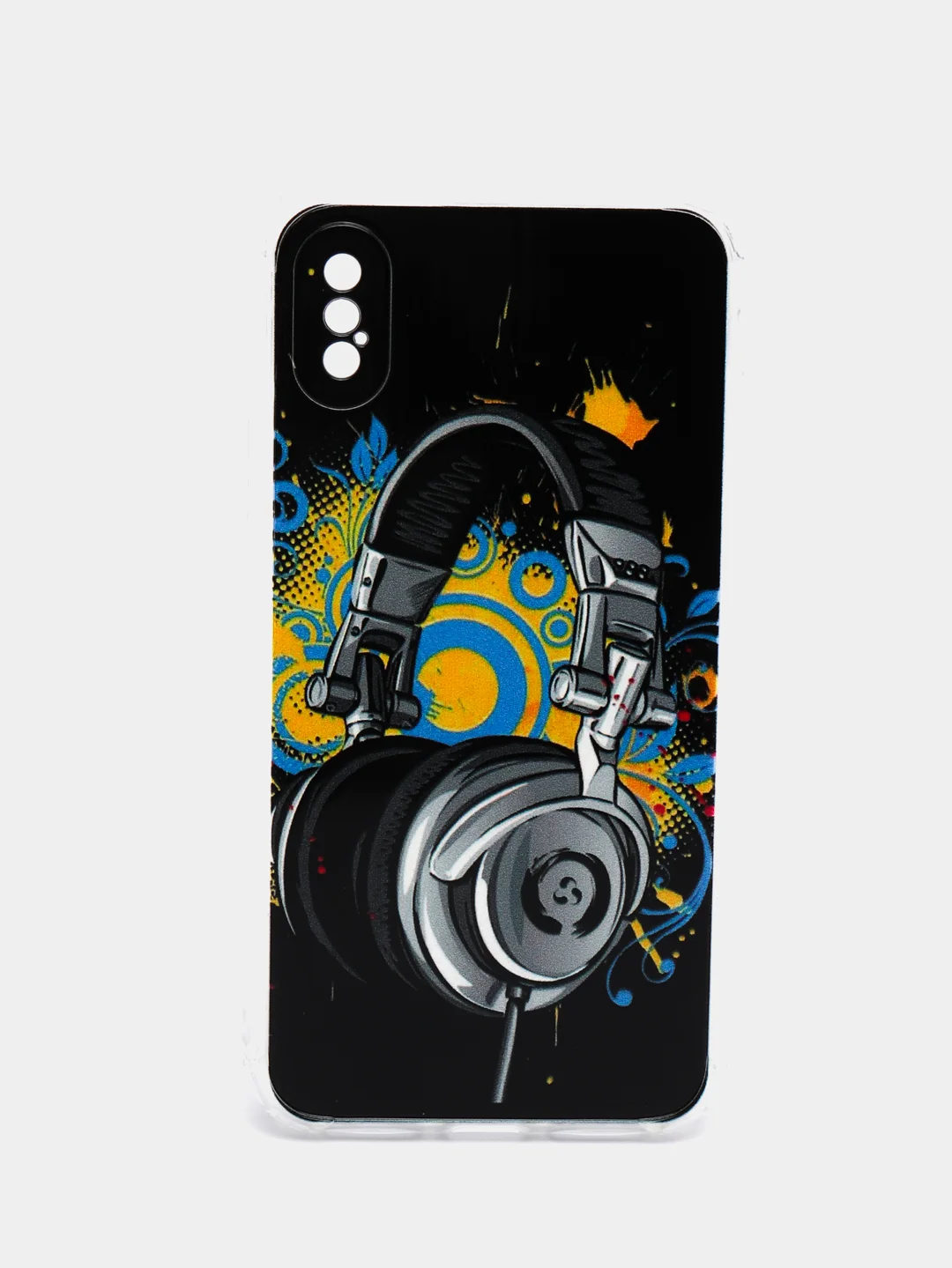 Хром чехол Apple iPhone X / Xs чехол силиконовый с рисунком