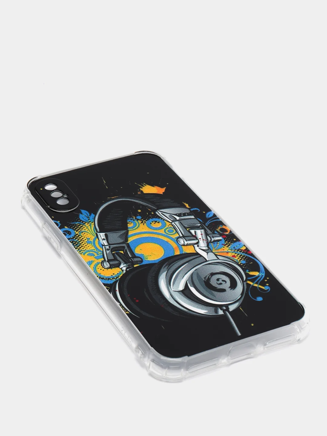 Хром чехол Apple iPhone X / Xs чехол силиконовый с рисунком