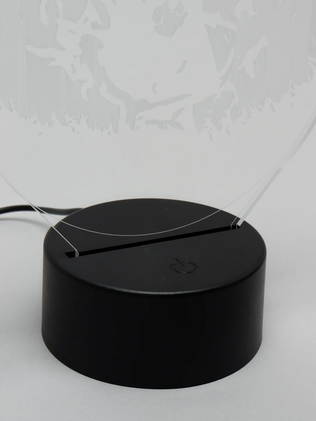 Красный ночник 3D светодиодный "Наруто", USB