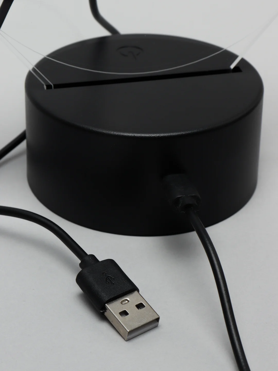 Красный ночник 3D светодиодный "Наруто", USB