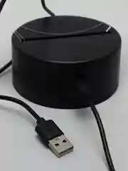 Красный ночник 3D светодиодный "Наруто", USB
