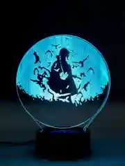 Красный ночник 3D светодиодный "Наруто", USB