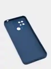 Синий чехол с защитой камеры и бархатом внутри REDMI 10C / POCO C40