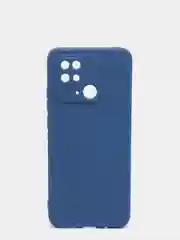 Синий чехол с защитой камеры и бархатом внутри REDMI 10C / POCO C40