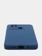 Синий чехол с защитой камеры и бархатом внутри REDMI 10C / POCO C40