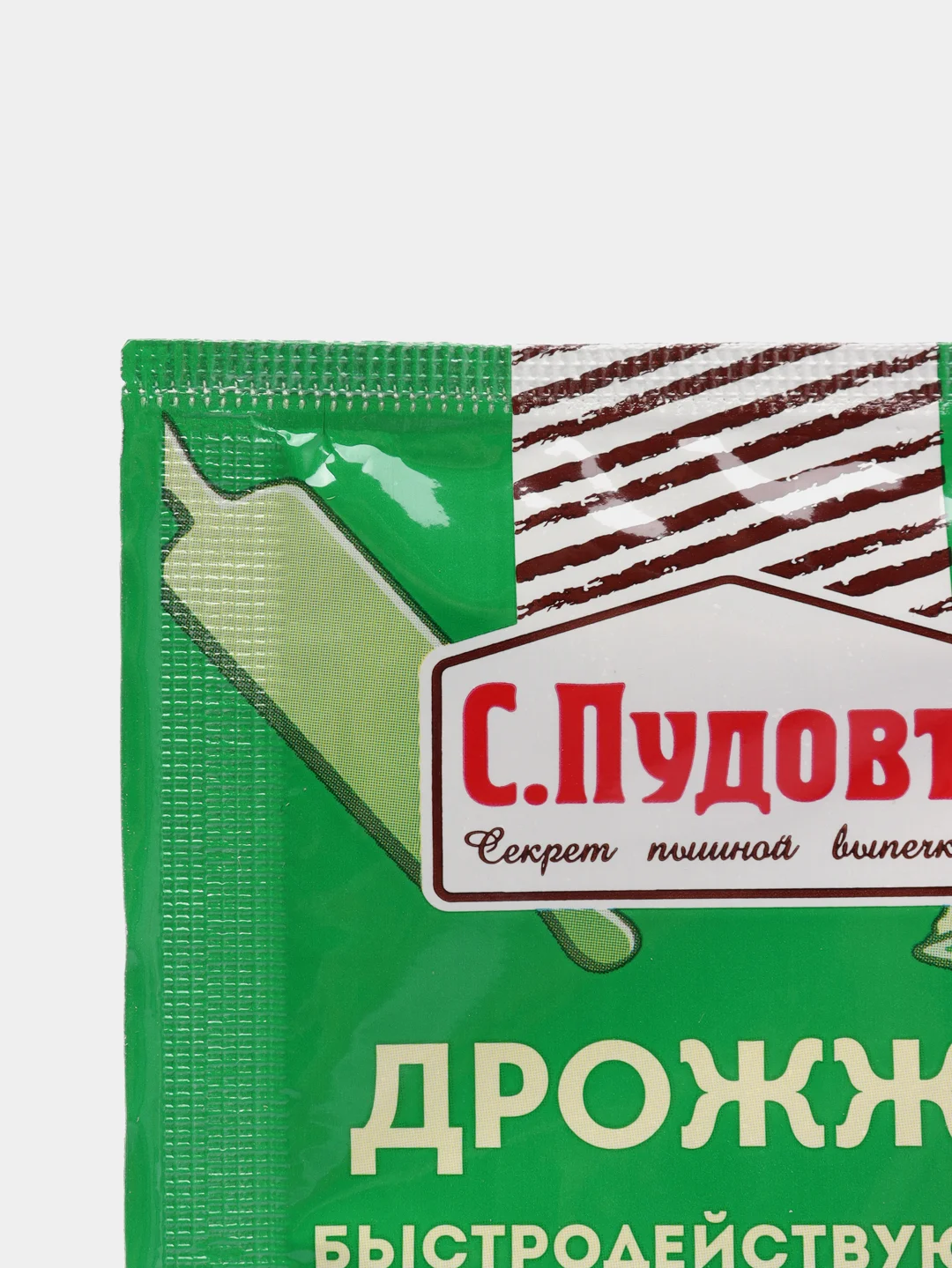 Дрожжи быстродействующие хлебопекарные С.Пудовъ, 5 штук по 6 г