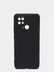 Черный чехол с защитой камеры и бархатом внутри REDMI 10C / POCO C40