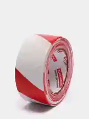 Лента сигнальная красно-белая, 50 мм х 200 м, BRAUBERG "Грандмастер"