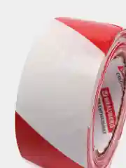 Лента сигнальная красно-белая, 50 мм х 200 м, BRAUBERG "Грандмастер"
