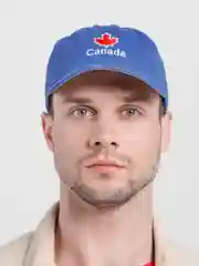 Голубой бейсболка мужская Canada