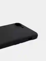 Черный чехол силиконовый матовый для iPhone 7 Plus, 8 плюс 6, 6s, 7, 8, SE 2020