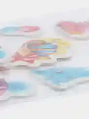 Желтый наклейки детские объемные Рыбки