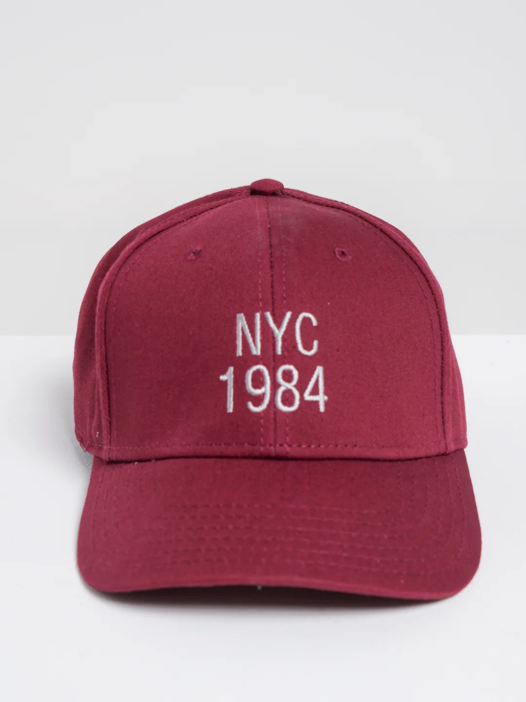 Багровый бейсболка унисекс NYC