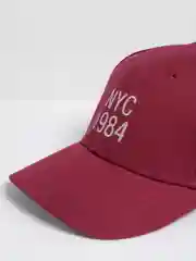 Багровый бейсболка унисекс NYC