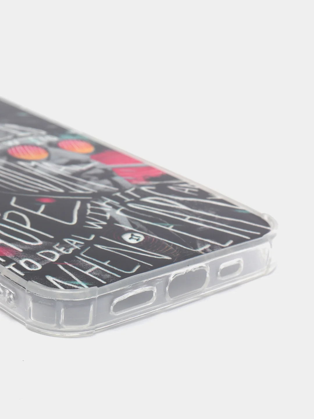 Угольный чехол iPhone 12 / 12 Pro, 12 Pro Max, 12 Mini чехол силиконовый с рисунком