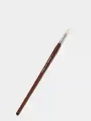 Кисть художественная профессиональная BRAUBERG ART "CLASSIC", щетина, круглая, № 10, длинная ручка, 200711