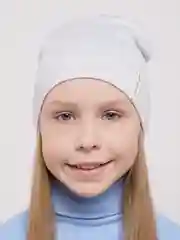 Серый шапка детская двухслойная