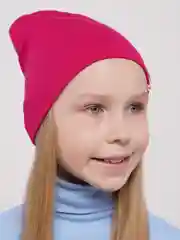 Розовый шапка детская двухслойная