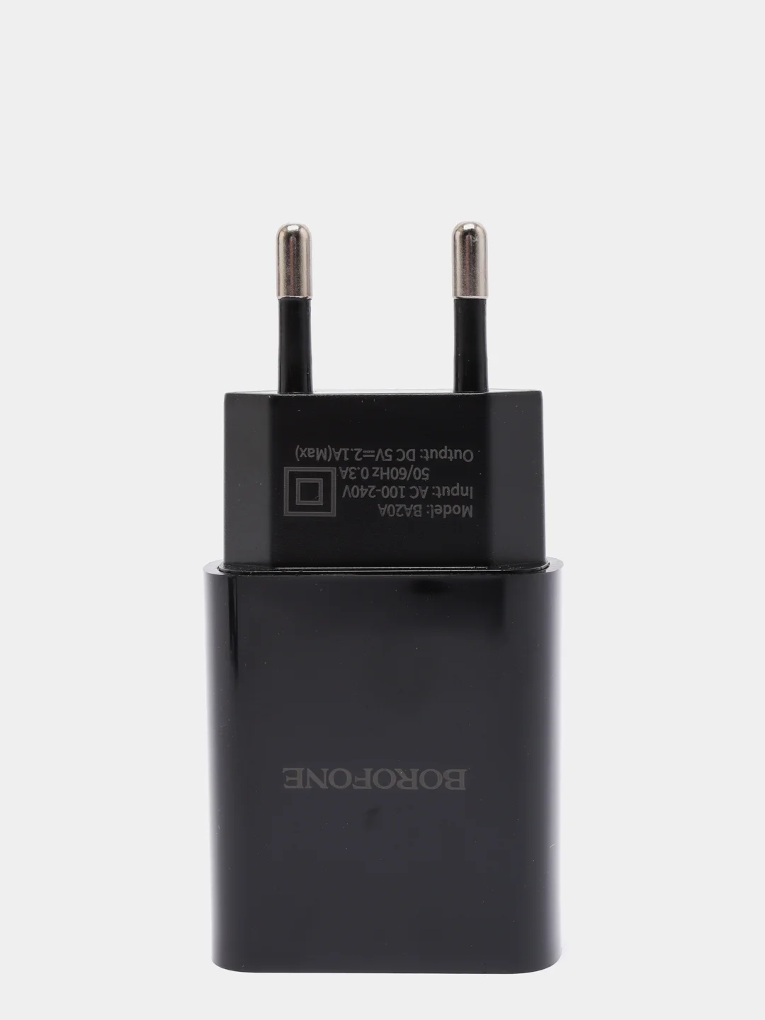 Белый сетевое зарядное устройство для Type-C, СЗУ, 1USB, 2.1A, Borofone, зарядка тпси