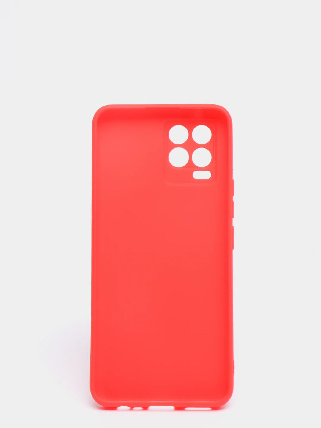 Красный чехол для Realme C21, Realme  7,  Realme  C11 / C20, матовый силиконовый