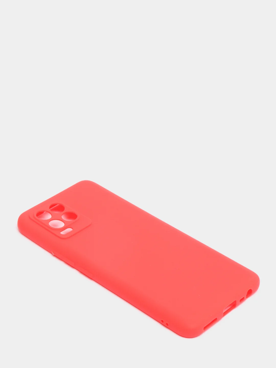 Красный чехол для Realme C21, Realme  7,  Realme  C11 / C20, матовый силиконовый