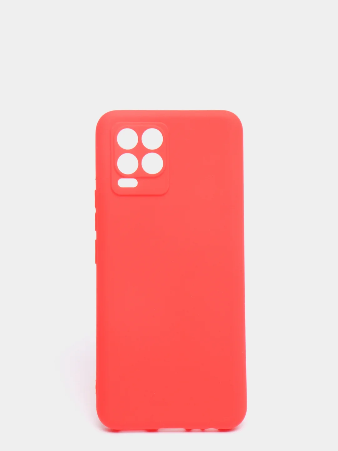 Красный чехол для Realme C21, Realme  7,  Realme  C11 / C20, матовый силиконовый