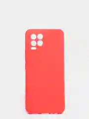 Красный чехол для Realme C21, Realme  7,  Realme  C11 / C20, матовый силиконовый