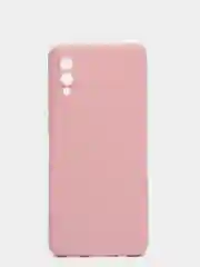 Коралловый меланж чехол силиконовый на Samsung Galaxy A02 (Самсунг Галакси А02), цветной, матовый