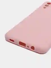 Коралловый меланж чехол силиконовый на Samsung Galaxy A02 (Самсунг Галакси А02), цветной, матовый