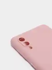 Коралловый меланж чехол силиконовый на Samsung Galaxy A02 (Самсунг Галакси А02), цветной, матовый