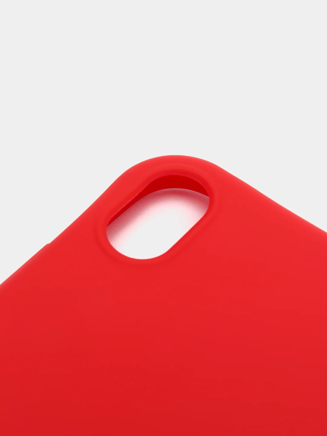 Красный чехол силиконовый Slim для iPhone XR