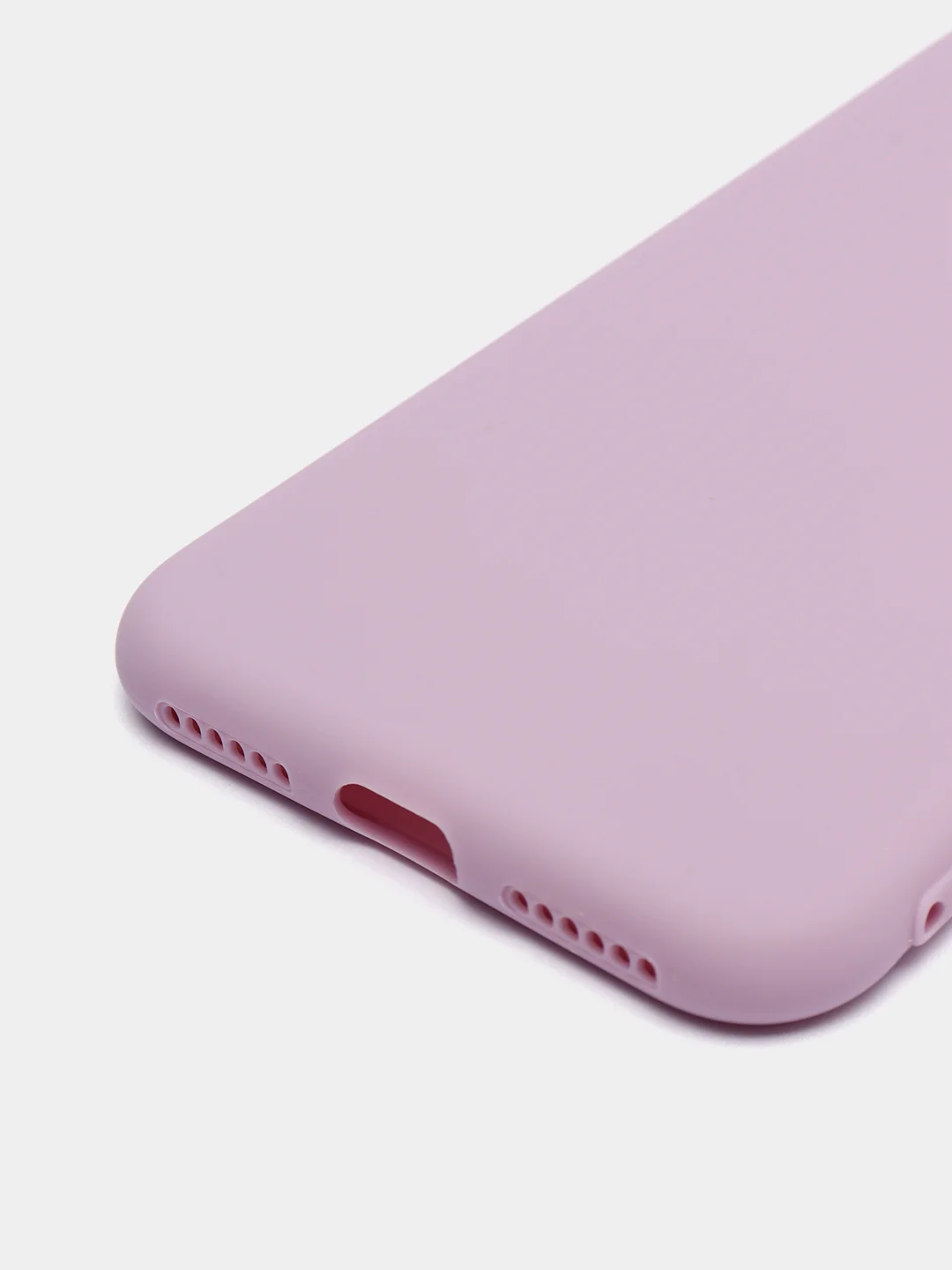 Лавандовый чехол iPhone 11 14 13 12 Pro Mini Plus XR 7 8 SE 2020 силиконовый (Айфон ХР Про Мини Плюс)