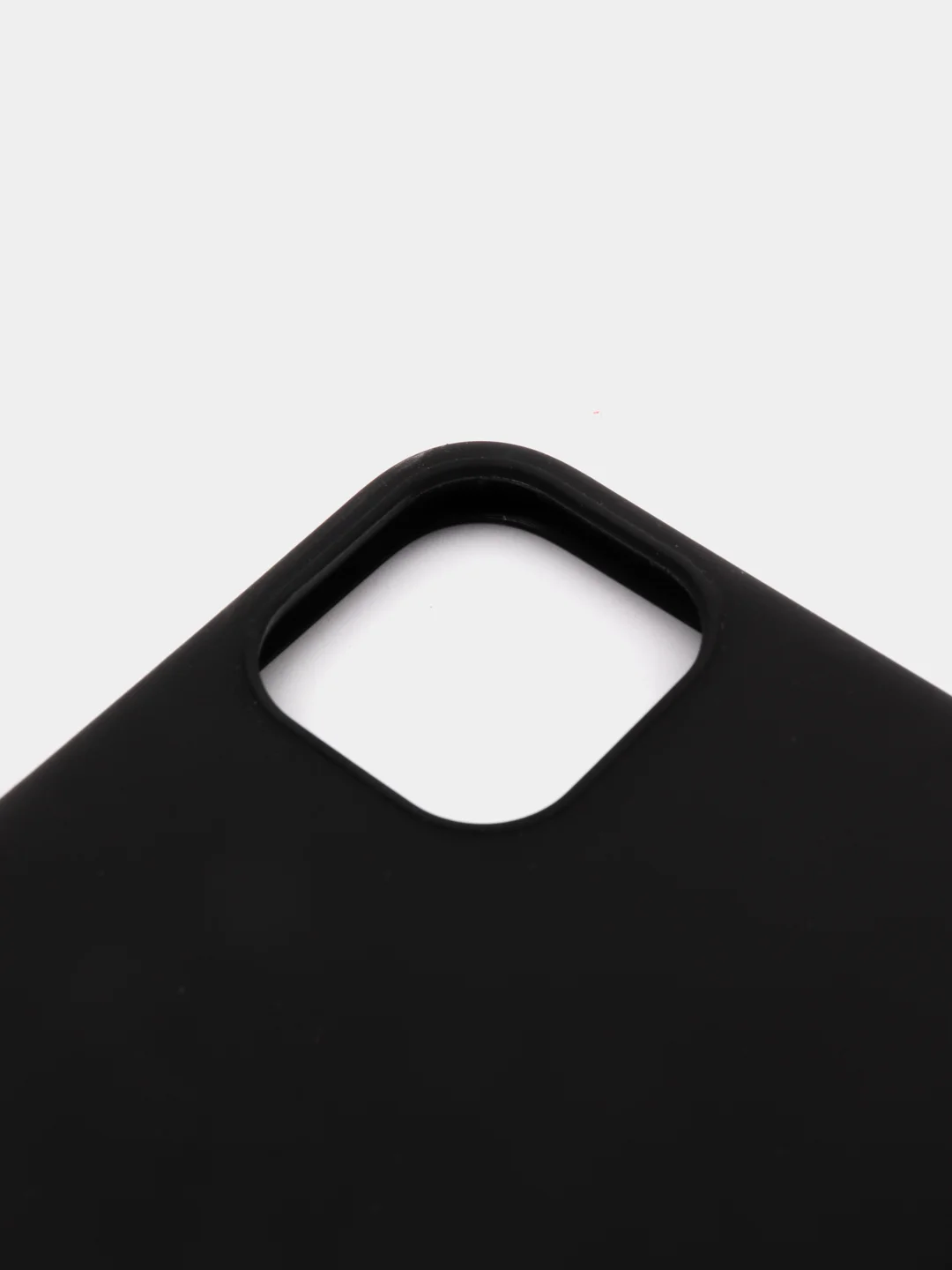 Черный чехол для Apple iPhone 11 Pro Max силиконовый, матовый, однотонный