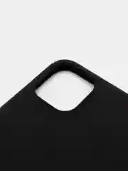 Черный чехол для Apple iPhone 11 Pro Max силиконовый, матовый, однотонный