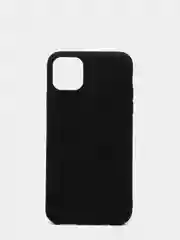 Черный чехол для Apple iPhone 11 Pro Max силиконовый, матовый, однотонный