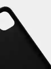Черный чехол для Apple iPhone 11 Pro Max силиконовый, матовый, однотонный