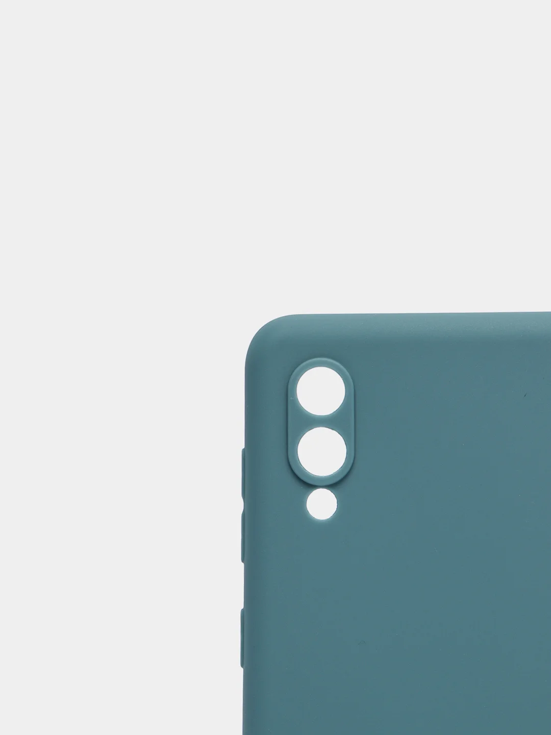 Зелёный хаки чехол силиконовый на Samsung Galaxy A02 (Самсунг Галакси А02), цветной, матовый