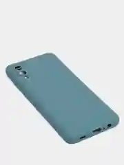 Зелёный хаки чехол силиконовый на Samsung Galaxy A02 (Самсунг Галакси А02), цветной, матовый