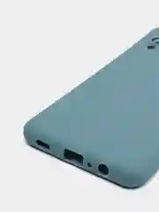 Зелёный хаки чехол силиконовый на Samsung Galaxy A02 (Самсунг Галакси А02), цветной, матовый