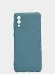 Зелёный хаки чехол силиконовый на Samsung Galaxy A02 (Самсунг Галакси А02), цветной, матовый