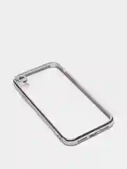 Серебряный чехол для iPhone 7 8 Plus X XS XR 11 12 13 14 15 Pro Max mini айфон про макс