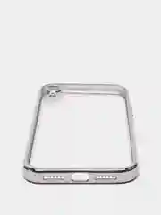 Серебряный чехол для iPhone 7 8 Plus X XS XR 11 12 13 14 15 Pro Max mini айфон про макс